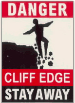 danger cliff edge