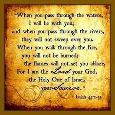 Isaiah 43.2-3