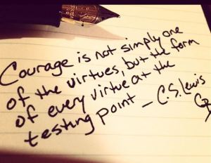 courage CS Lewis