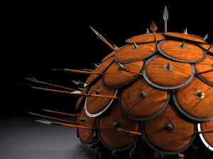 shield turtle formation