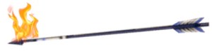 fiery arrow
